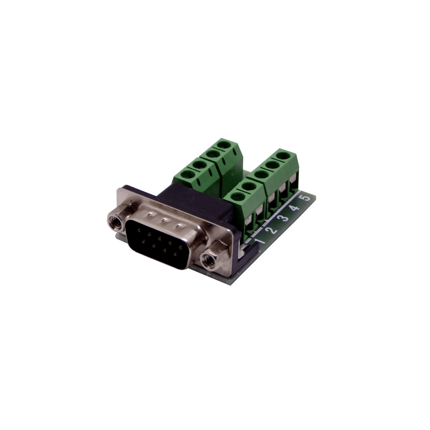 Conector DB9-Macho DGB9MT DE-09, Terminal Regleta Atornillable, Requiere FP1MV 5