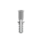 Tarugo 10mm 100-Unids. Plastico-PE Gris 10x44mm Tornillo-5x45 - Miniatura 1