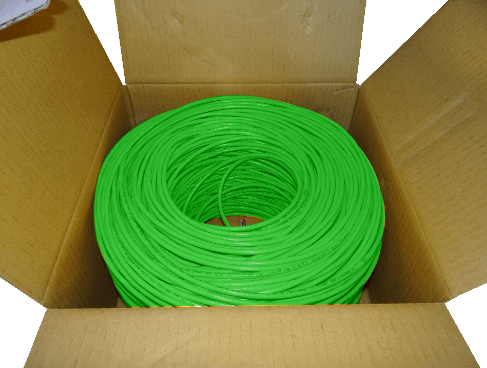 Caja Cable LINKMADE Cat6 UTP Verde LSZH 305mt Unifilar Cobre Taiwan 2