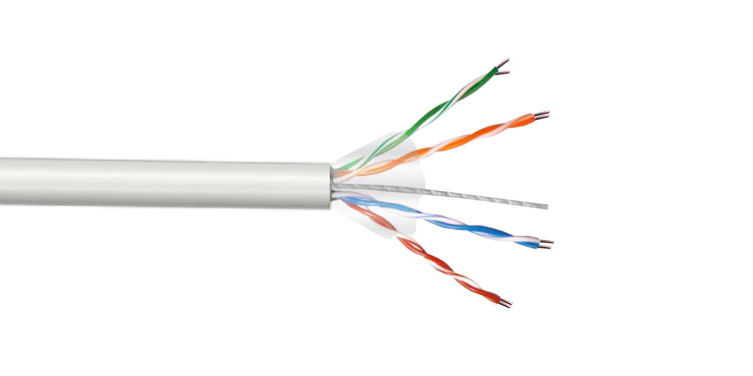 Caja Cable UTP LINKCHIP Cat5e Blanco PE Exterior AWG24/0.45mm 305mt Cobre 2
