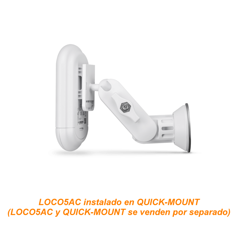 Montaje Rápido Ubiquiti QUICK-MOUNT - Para NanoStation, NanoStation Loco, NanoBeam 4