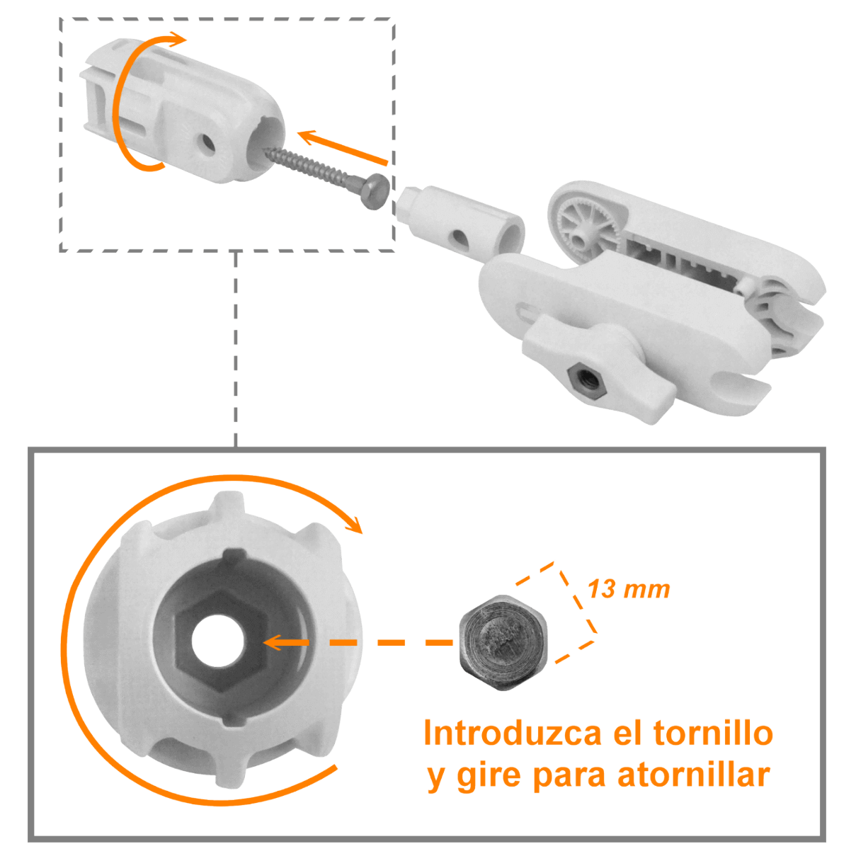 Montaje Rápido Ubiquiti QUICK-MOUNT - Para NanoStation, NanoStation Loco, NanoBeam 5