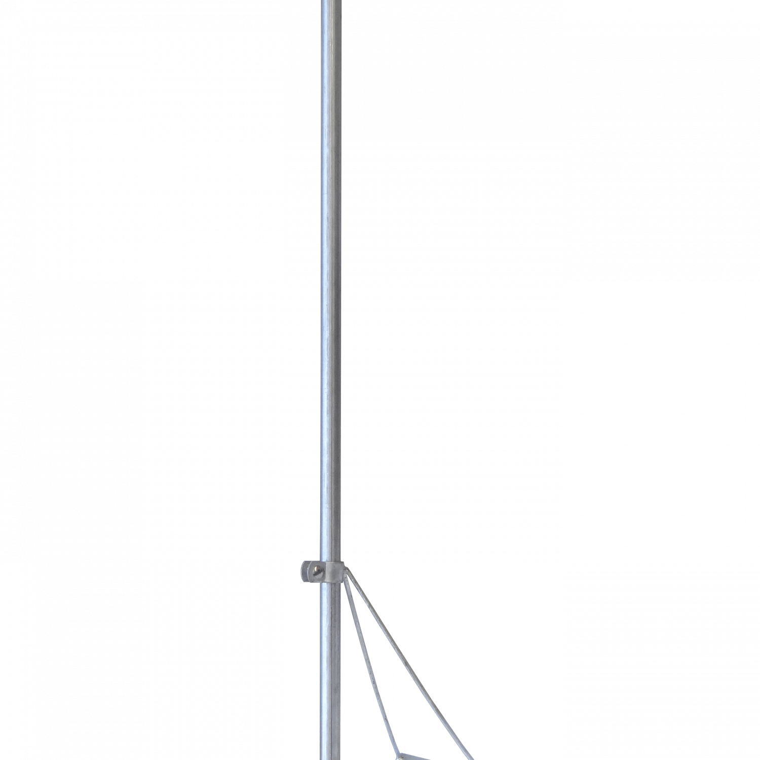 Tripode 120cm x 1-Pulgada Base-Cuadrada 24x24cm Galvanizado 2