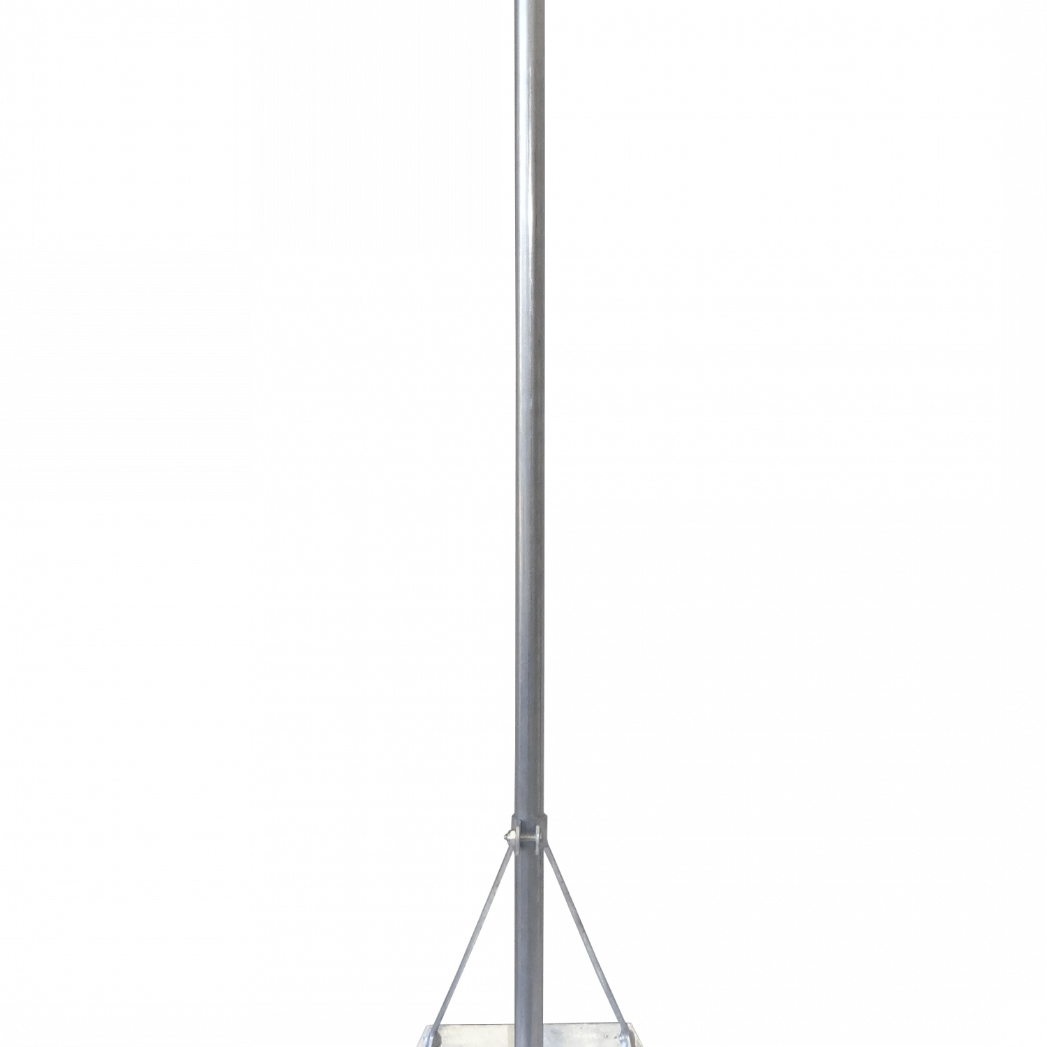 Tripode 120cm x 1-Pulgada Base-Cuadrada 24x24cm Galvanizado 3