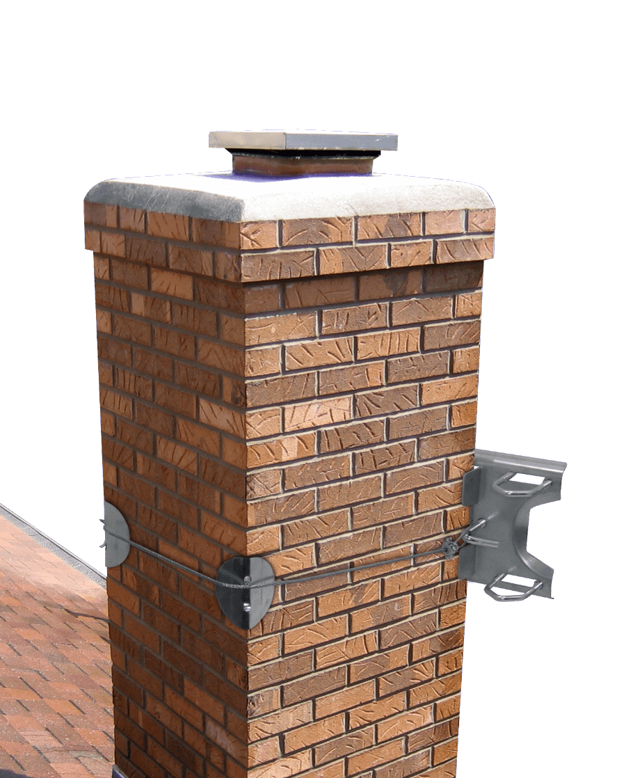 Kit Soporte para Chimenea Hasta 1-1/2-pulgadas Galvanizado 4