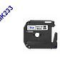 Cinta No Laminada Brother MK233, Azul sobre Blanco, 12 mm, 8 Metros  - Miniatura 1