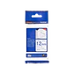 Cinta tela planchable Brother TZE-FA3 12mm azul marino en blanco 3m - Miniatura 1