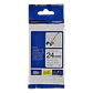 Cinta ID Flexibles negro sobre blanco 24mm (0,94