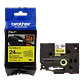 Cinta flex Brother TZE-FX651 24mm negro en fondo amarillo 8m - Miniatura 4