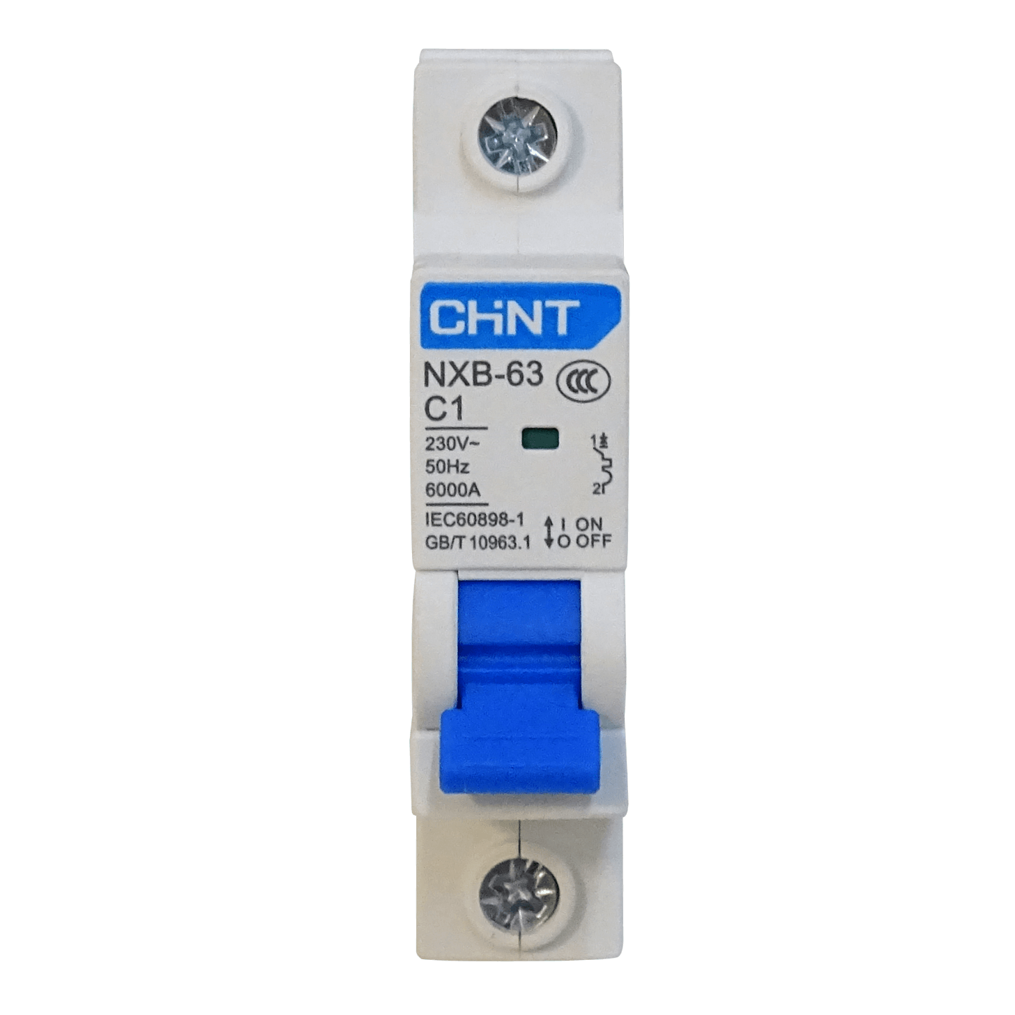 CHINT 1A 6kA 230/400V Interruptor Automatico Termomagnetico C1 NXB-63 1
