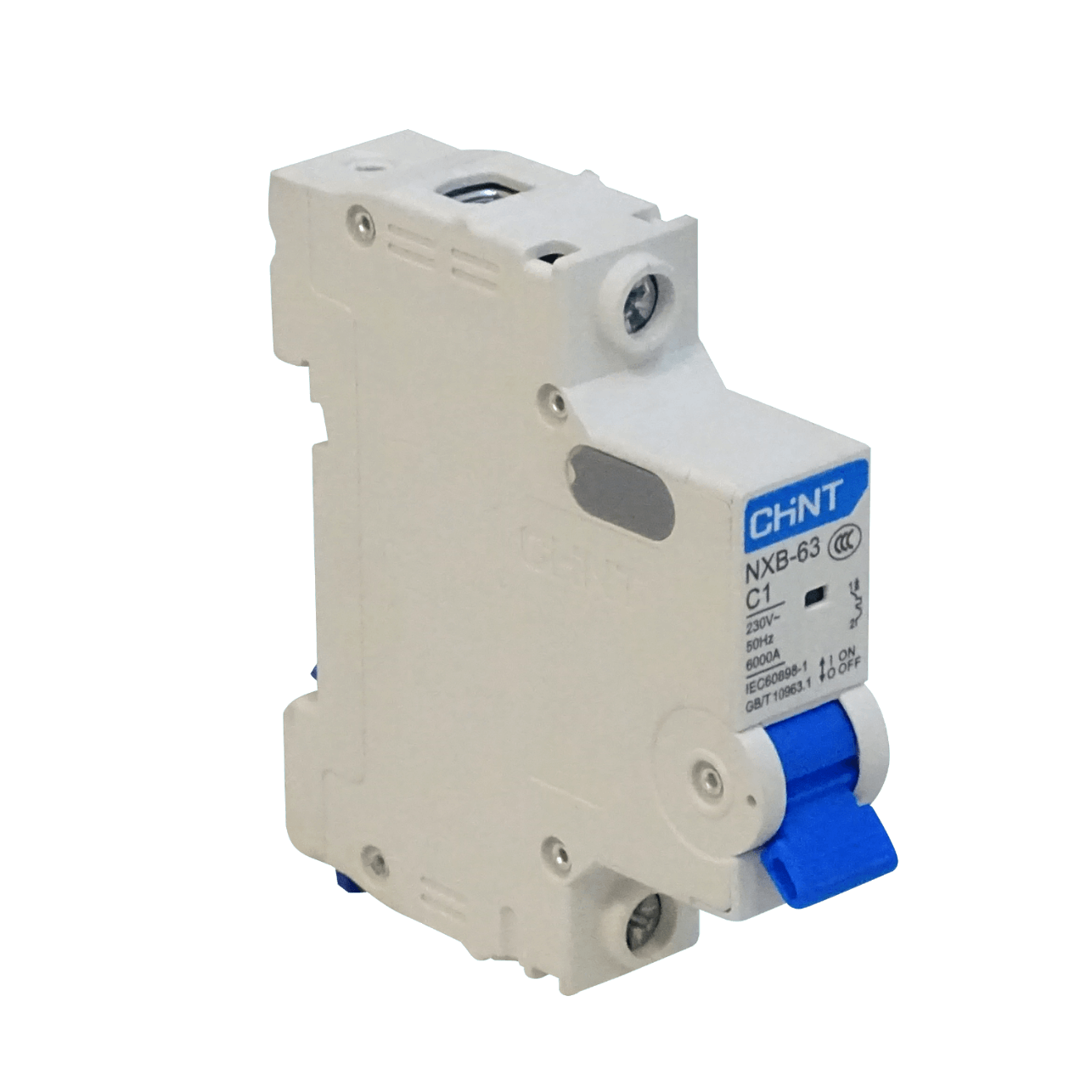 CHINT 1A 6kA 230/400V Interruptor Automatico Termomagnetico C1 NXB-63 2