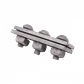 Brida Sujecion 3 Pernos 5/8T/VTRC 150x34x9x15mm para Postacion - Miniatura 3