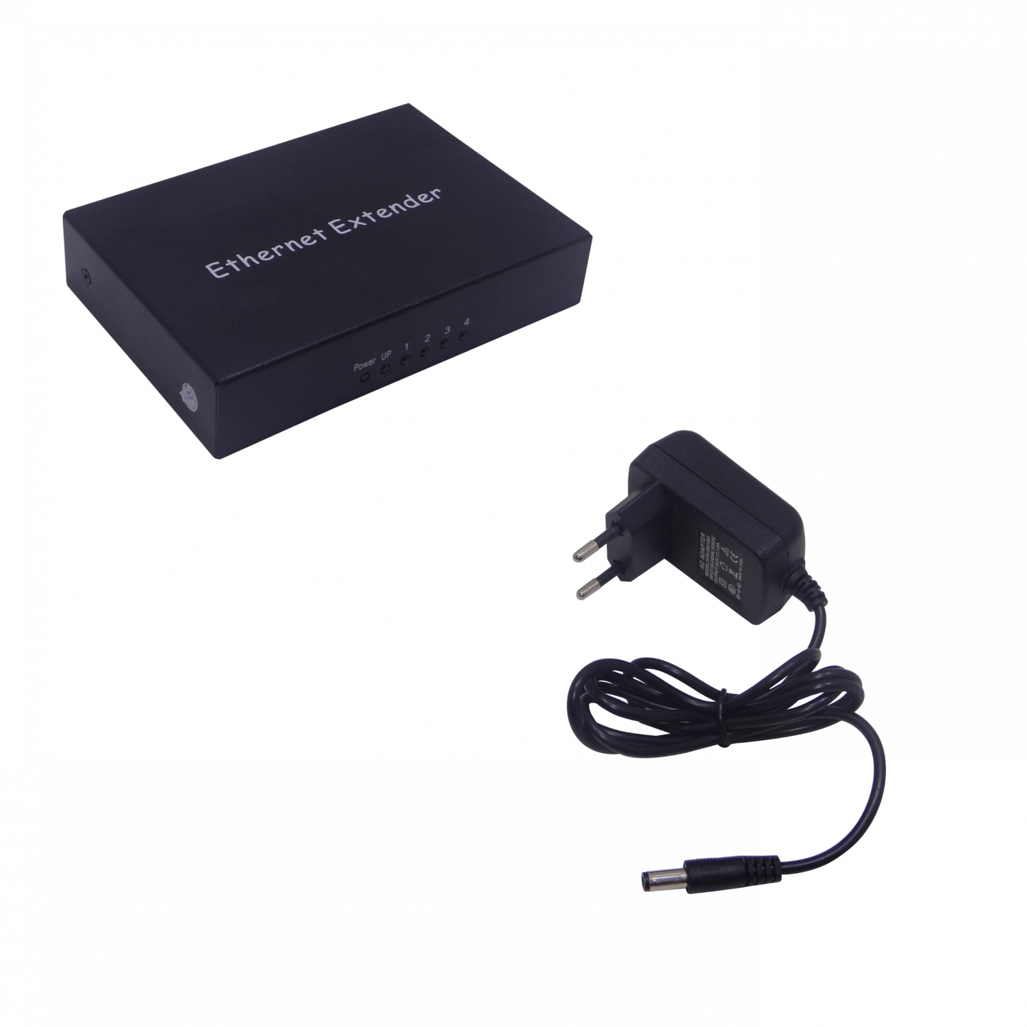 4-10mbps 1-uplink Hub-Ethernet Extensor 300-600mts-UTP 10BASE-T 3