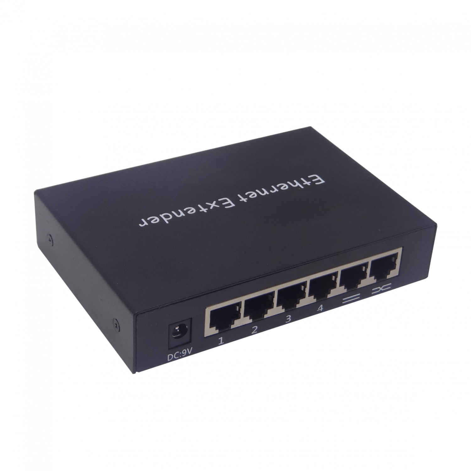 4-10mbps 1-uplink Hub-Ethernet Extensor 300-600mts-UTP 10BASE-T 6
