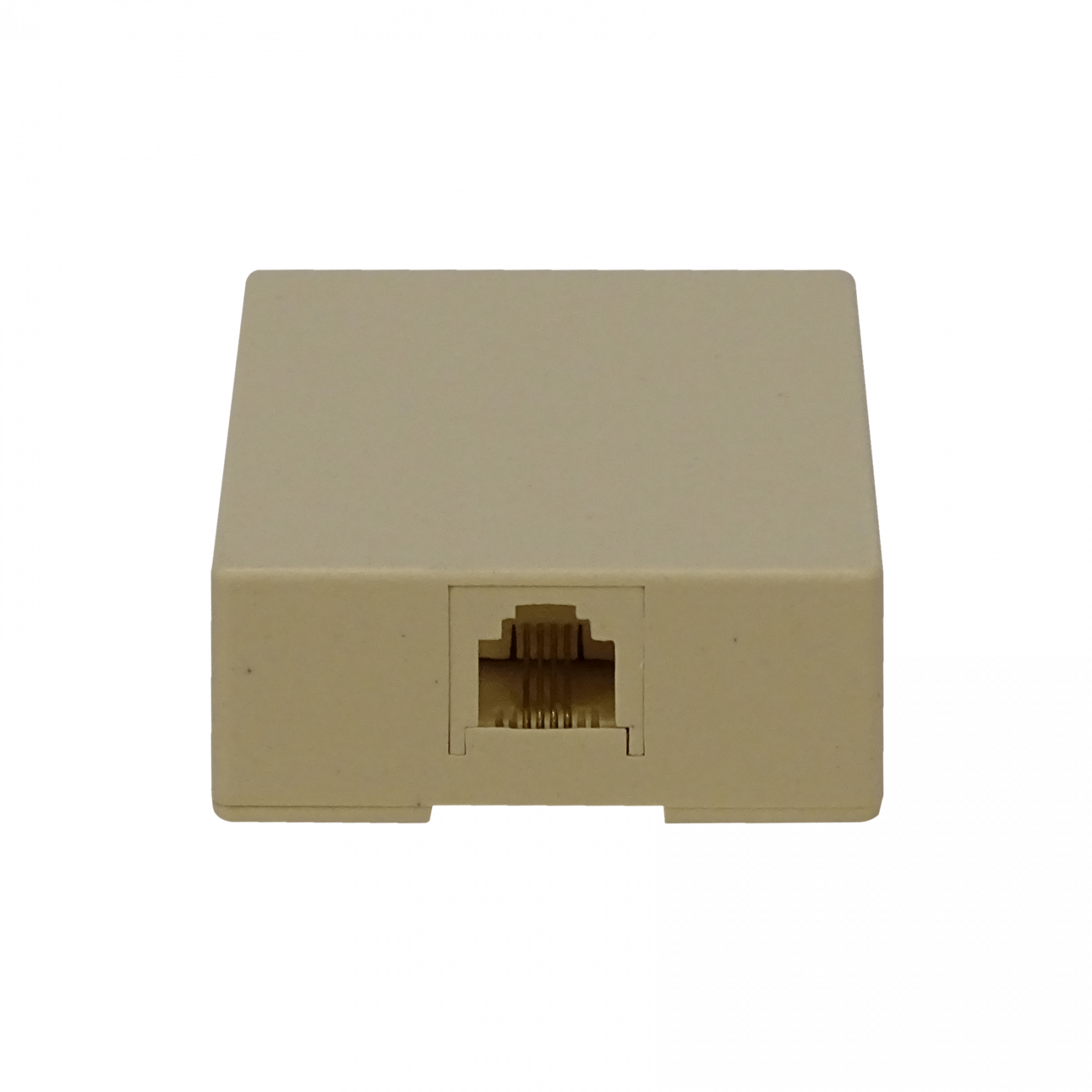Roseta Telefónica RST-11 RJ11/RJ14 6P4C Sobrepuesta Blanca 1