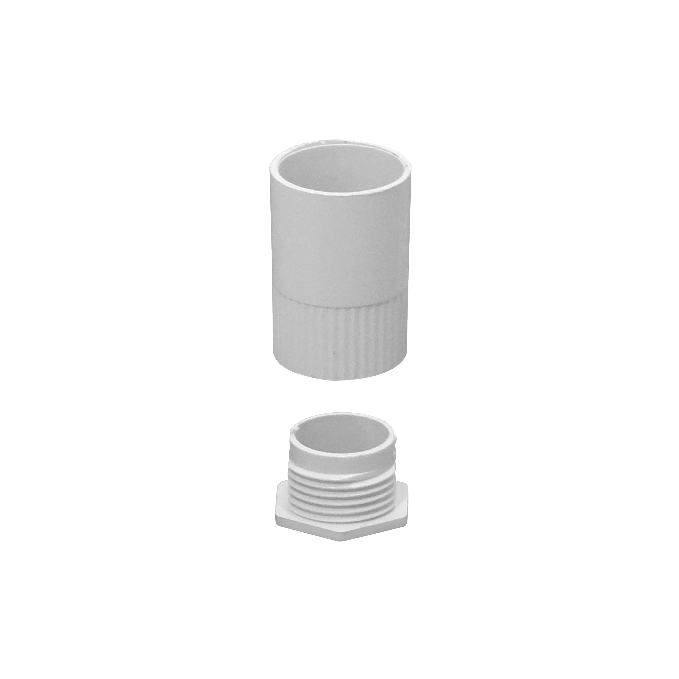 LINKCHIP 20mm Blanca Salida de Caja PVC para Tubo 1