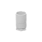 LINKCHIP 25mm Blanca Salida de Caja PVC para Tubo - Miniatura 1