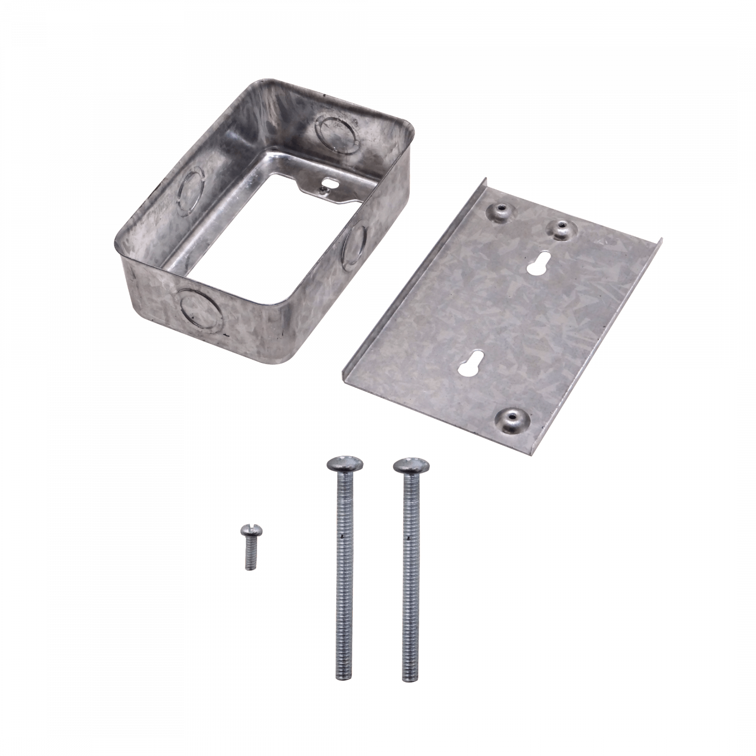Caja-75x116mm Zincada 5/8 Chuqui Metalica Base-82x125mm 1
