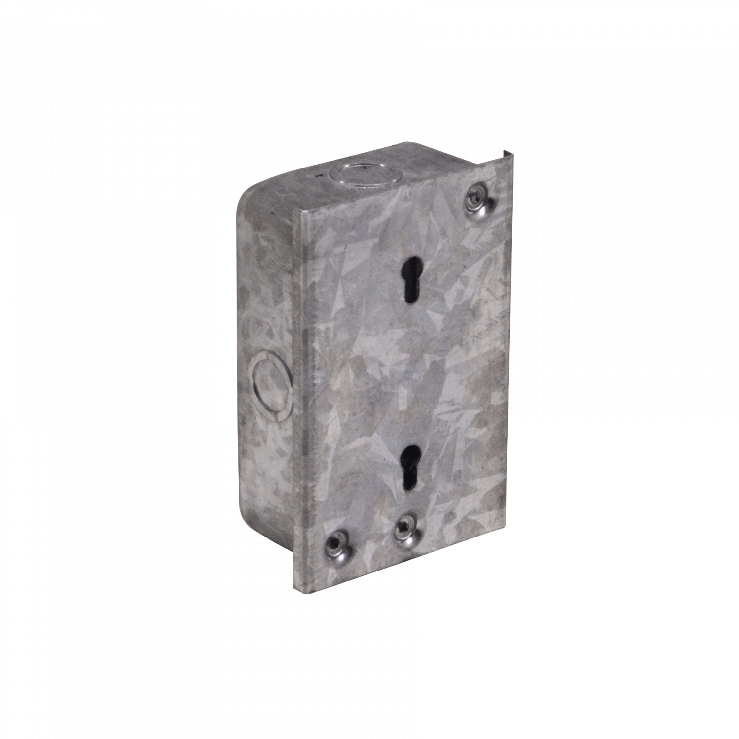 Caja-75x116mm Zincada 5/8 Chuqui Metalica Base-82x125mm 2