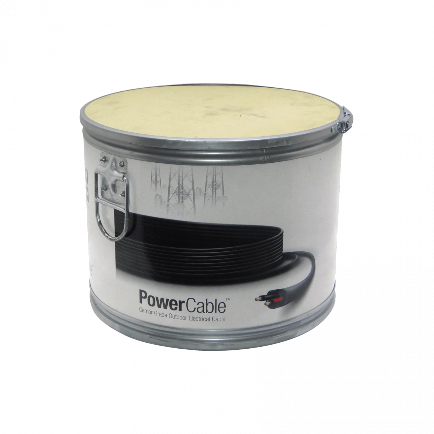 Tambor de 304m de Cable Eléctrico 2x12AWG, PE para Exterior, 10.5mm, EdgePoint Ubiquiti PC-12 2