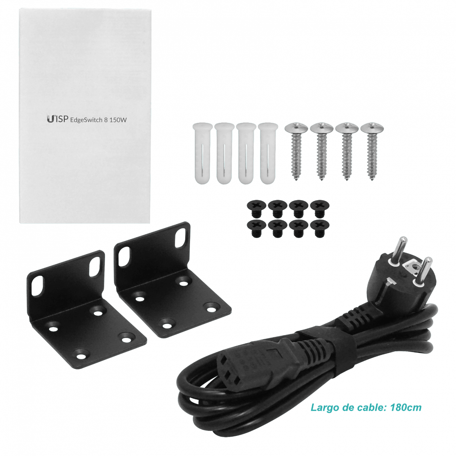 Switch Ubiquiti EdgeSwitch 8 PoE (ES-8-150W), 150W, 8 Puertos Gigabit, 2 SFP, Gestión L2/L3 3