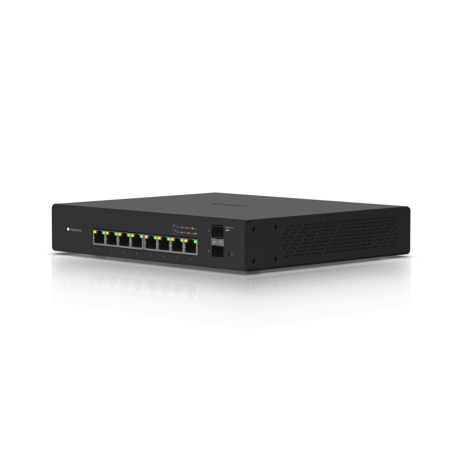 Switch Ubiquiti EdgeSwitch 8 PoE (ES-8-150W), 150W, 8 Puertos Gigabit, 2 SFP, Gestión L2/L3 4