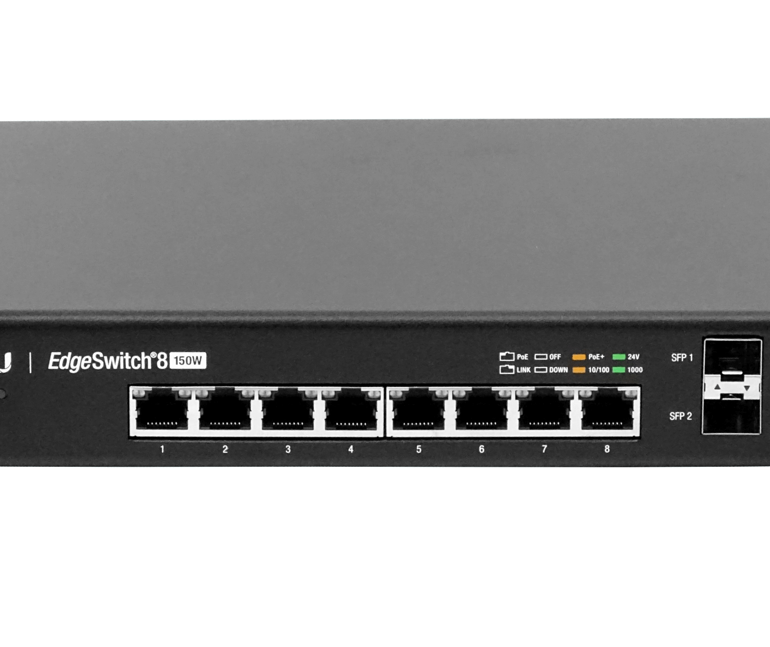 Switch Ubiquiti EdgeSwitch 8 PoE (ES-8-150W), 150W, 8 Puertos Gigabit, 2 SFP, Gestión L2/L3 5