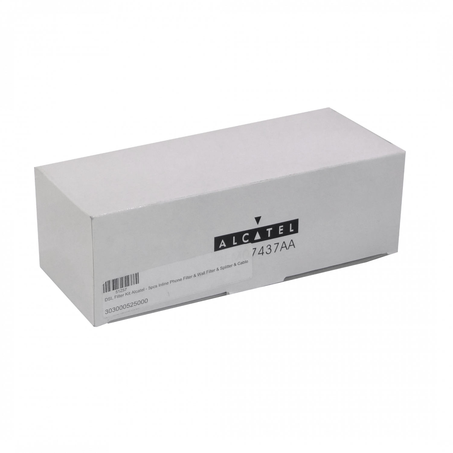 ALCATEL Kit 5-Filtros-RJ11-M/H DSL Placa-Mural Cable-CAT3-5mt-RJ11 4