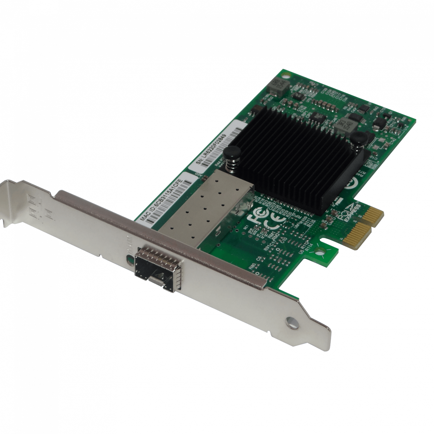 Tarjeta de Red PCIe x1 LR-LINK LREC6220PF-SFP - Puerto Único Gigabit SFP, Intel 82575EB 4