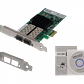 Tarjeta de Red PCIe x1 LR-LINK LREC9252PF-2SFP - Doble Puerto Gigabit SFP, Intel I350 - Miniatura 3