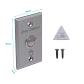 Pulsador de Salida ZKTeco EX-800A - Mecánico de Aluminio, Contacto NO/COM - Miniatura 3