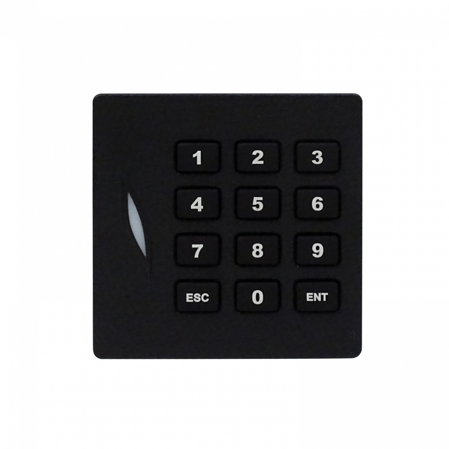 Lector RFID ZKTeco KR102E - Teclado 86x86mm, 6-14VDC, 6-Pin, Beeper, 12 Teclas 1