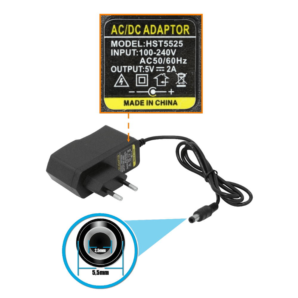 Splitter HDMI 1x4 v1.4, 1080p, 1 Entrada a 4 Salidas, Fuente 5V 2A 4