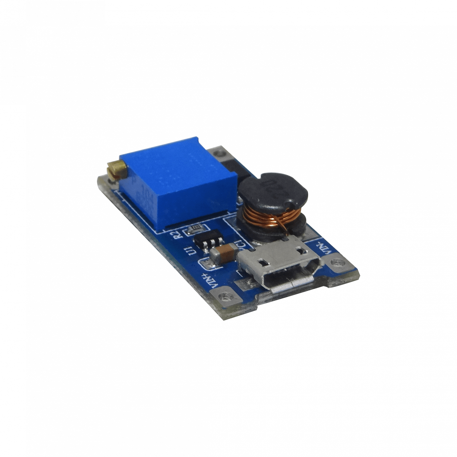 Boost Ajustable AumentaVoltaje in:2-24VDC USB/2-pin out:5-28VDC 2A-Max 1