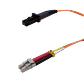 3m LC-MTRJ OM1 MultiModo MM Duplex Jumper Fibra 2.0mm 62.5/125um - Miniatura 2
