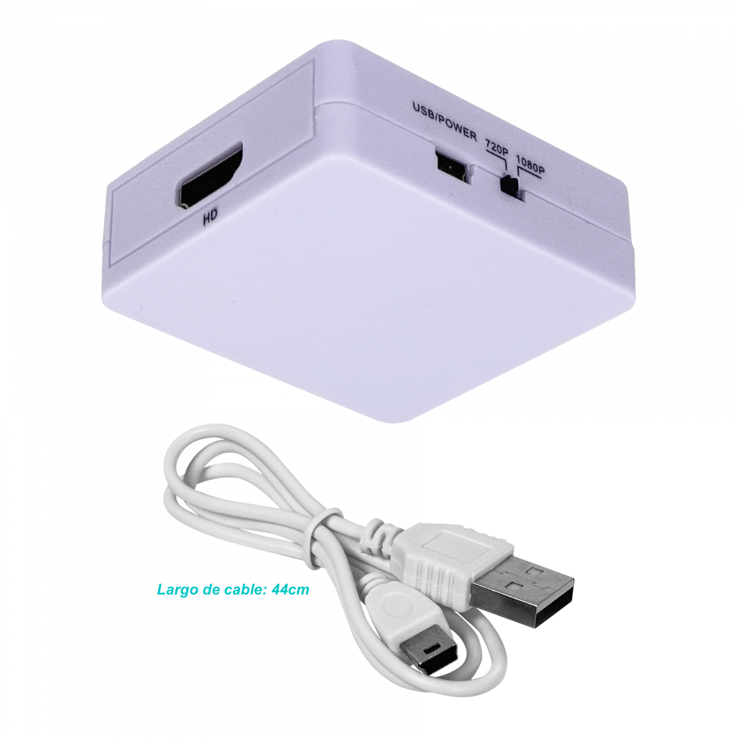 Convertidor 3 RCA a HDMI, RCAHDMI (720p/1080p, USB-5V) 6