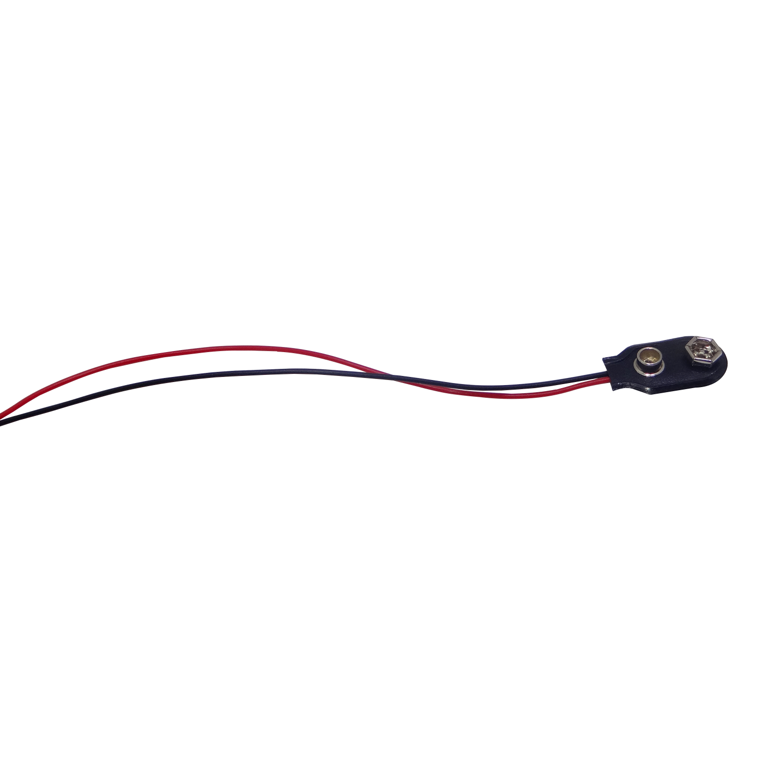 Porta-Pila 9V Negro Cable-14cm 1