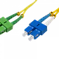 5mt SC/APC-SC/UPC MonoModo SM Duplex Jumper Cable Fibra 3mm 9/125um - Miniatura 3