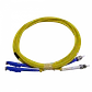 3mt E2000/UPC-ST/UPC MonoModo SM Duplex Jumper Cable Fibra 3.0mm 9/125 - Miniatura 1