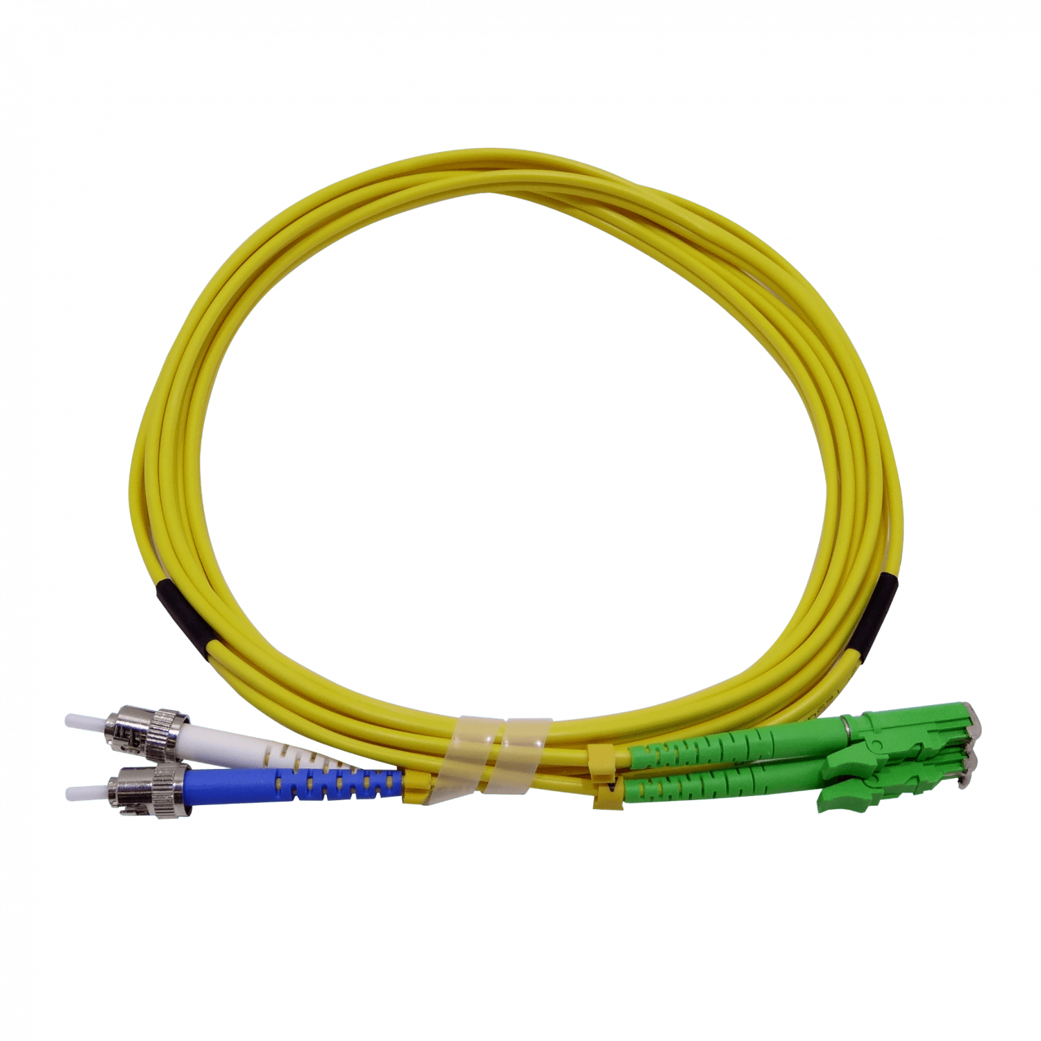 3mt E2000/APC-ST/UPC MonoModo SM Duplex Jumper Cable Fibra 3.0mm 9/125 3