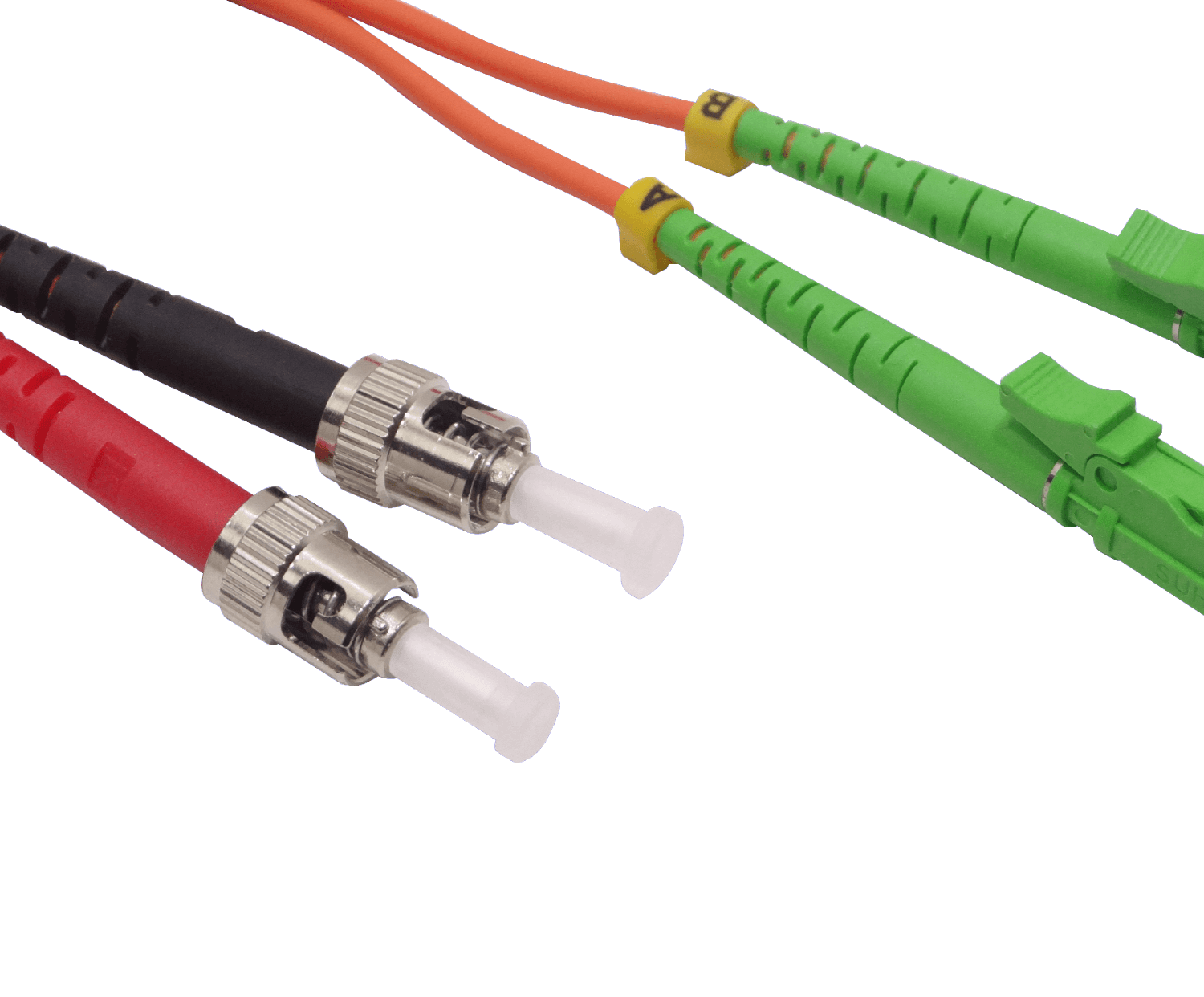 3mt E2000/APC-ST/UPC OM1 MultiModo MM Duplex Jumper Fibra 62.5/125um 1