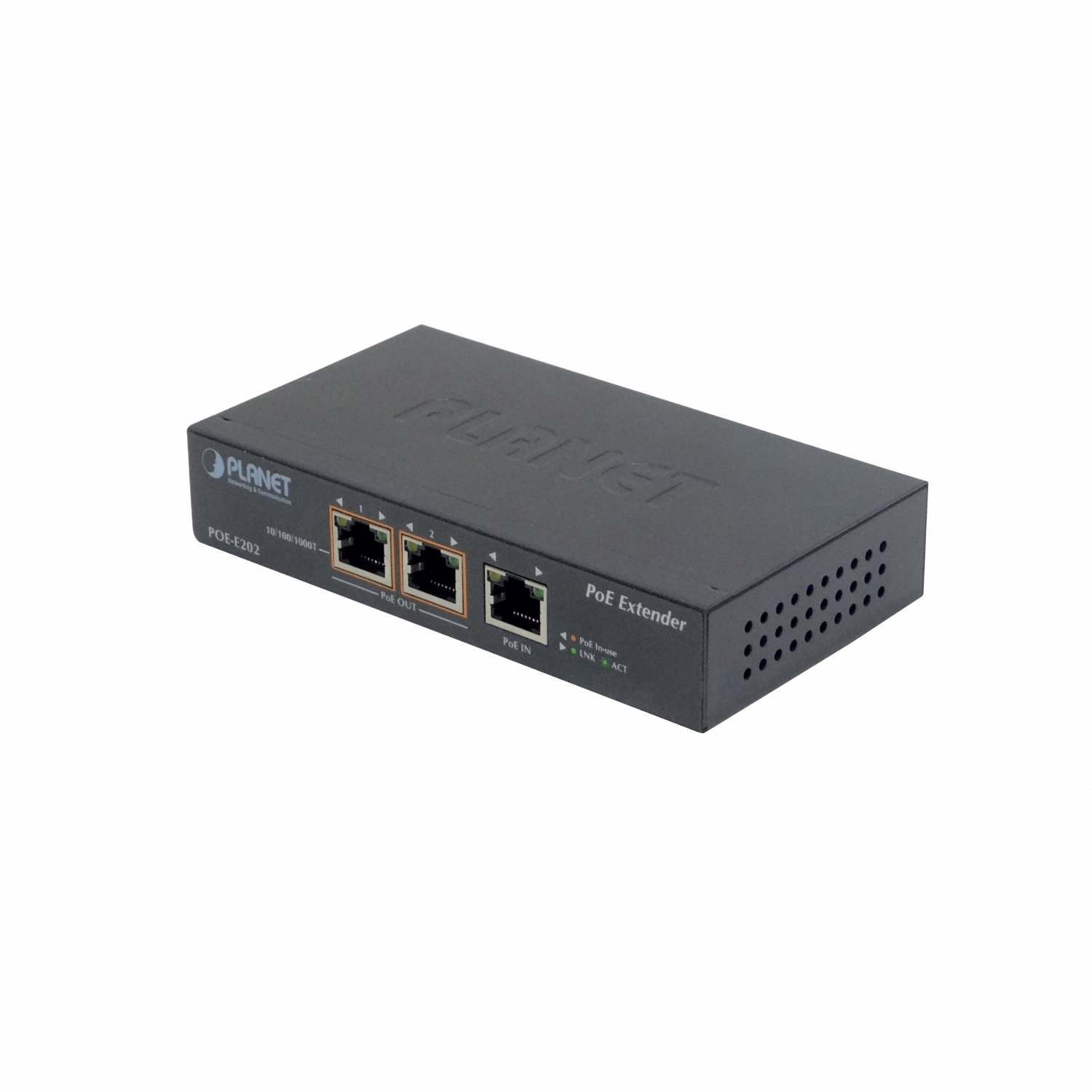 Extensor PoE+ PLANET POE-E202, Gigabit, 1 Entrada a 2 Salidas, 36W y Soporte 802.3at   5