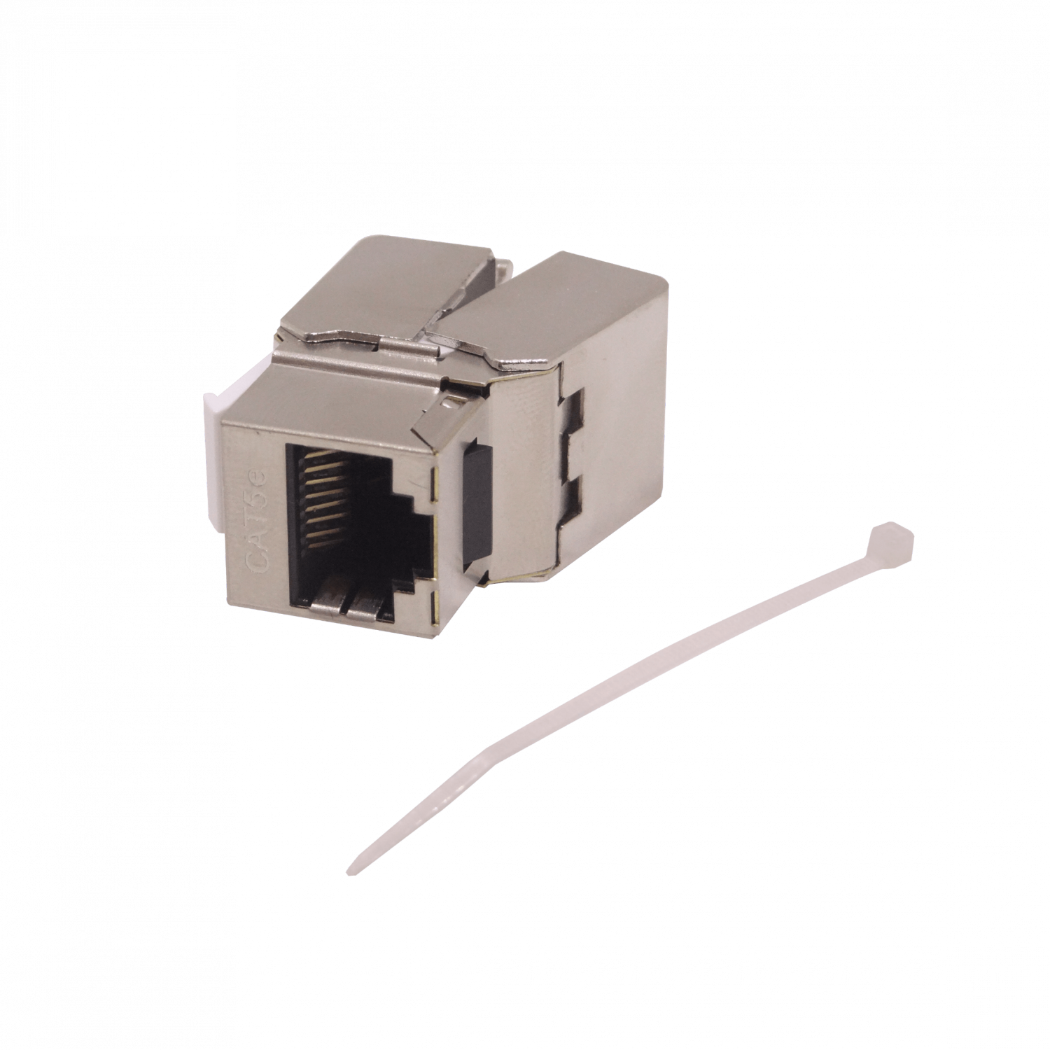 Keystone Blindado LINKMADE KP5SL Plata Cat5E STP FTP F UTP Punchable RJ45 1