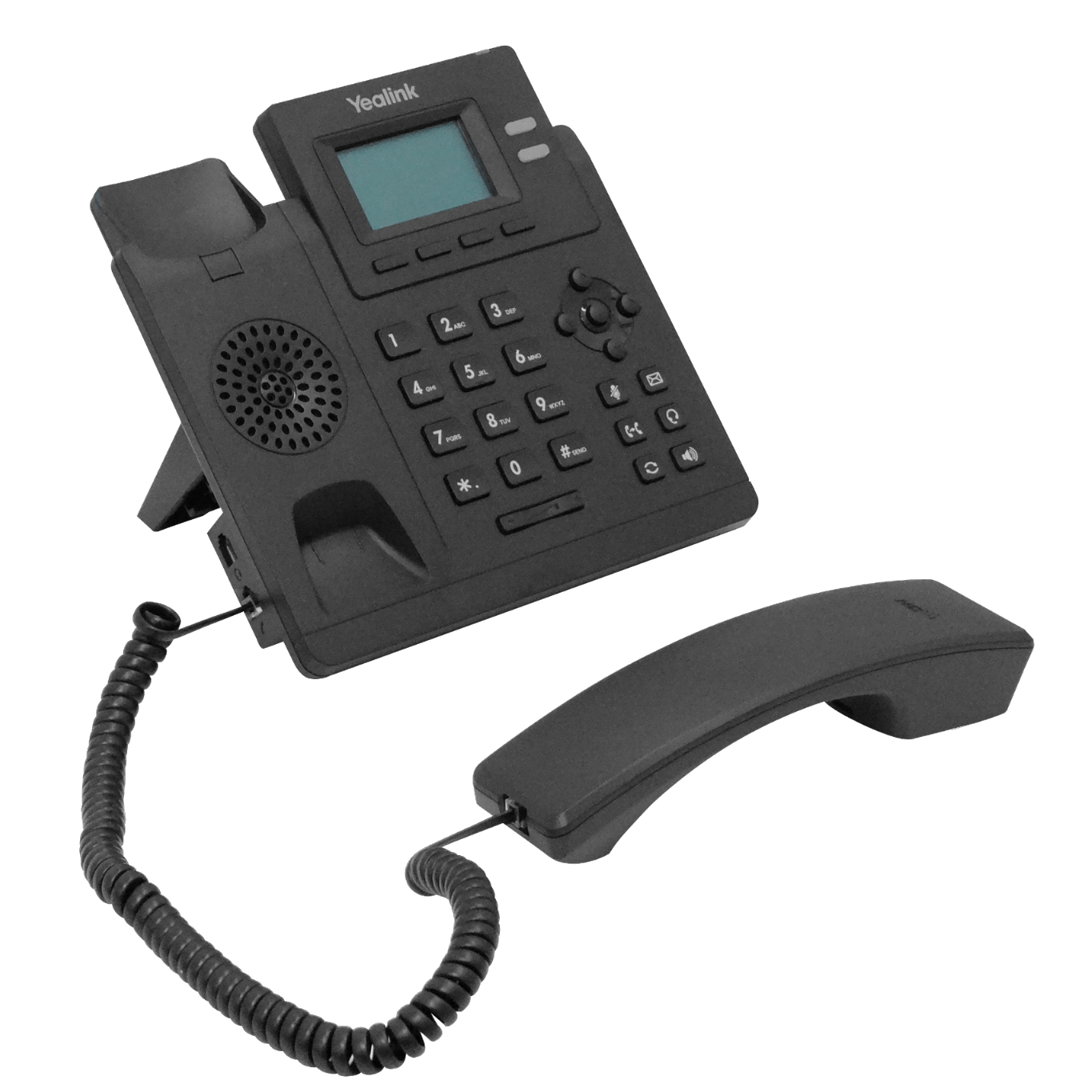 YEALINK 2-SIP 2-LAN inc5V-3W PoE-af RJ9-Audif Pant-ilumin Telefono IP 5