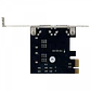 Tarjeta PCIe-x1 2-SATA3.0 2-eSATA3.0 PCIExpress ASM1061 asmedia - Miniatura 1