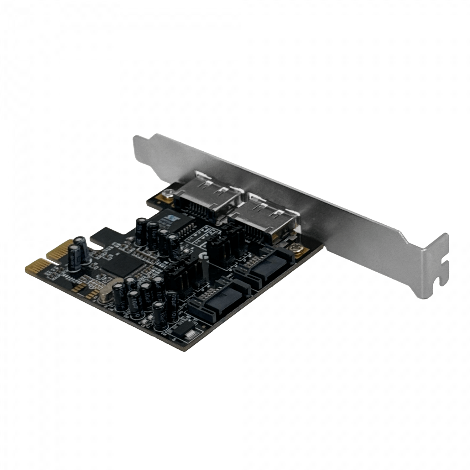 Tarjeta PCIe-x1 2-SATA3.0 2-eSATA3.0 PCIExpress ASM1061 asmedia 4