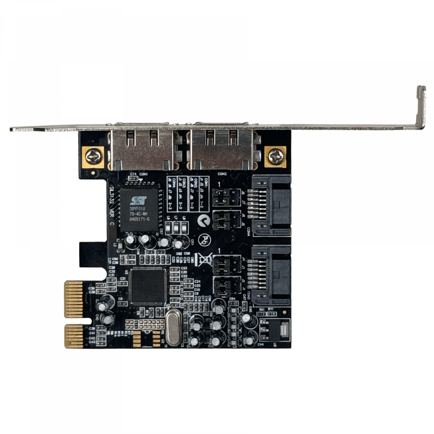 Tarjeta PCIe-x1 2-SATA3.0 2-eSATA3.0 PCIExpress ASM1061 asmedia 5