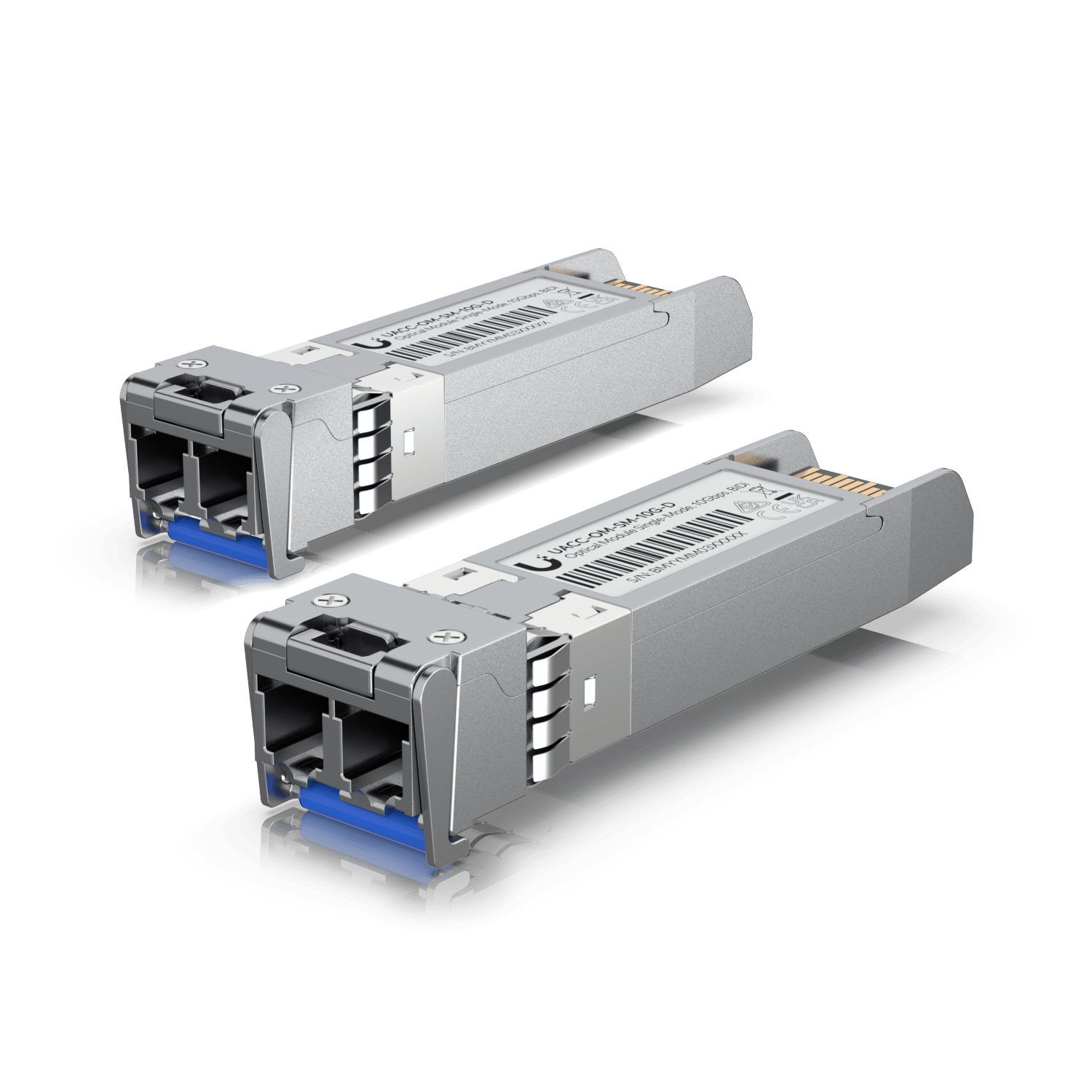 UBIQUITI 2-unidades SFP+ SM 10Gbps 10km 1310nm 2-LC UACC-OM-SM-10G-D 3