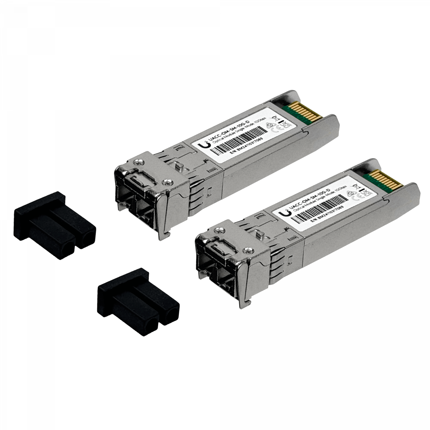 UBIQUITI 2-unidades SFP+ SM 10Gbps 10km 1310nm 2-LC UACC-OM-SM-10G-D 4