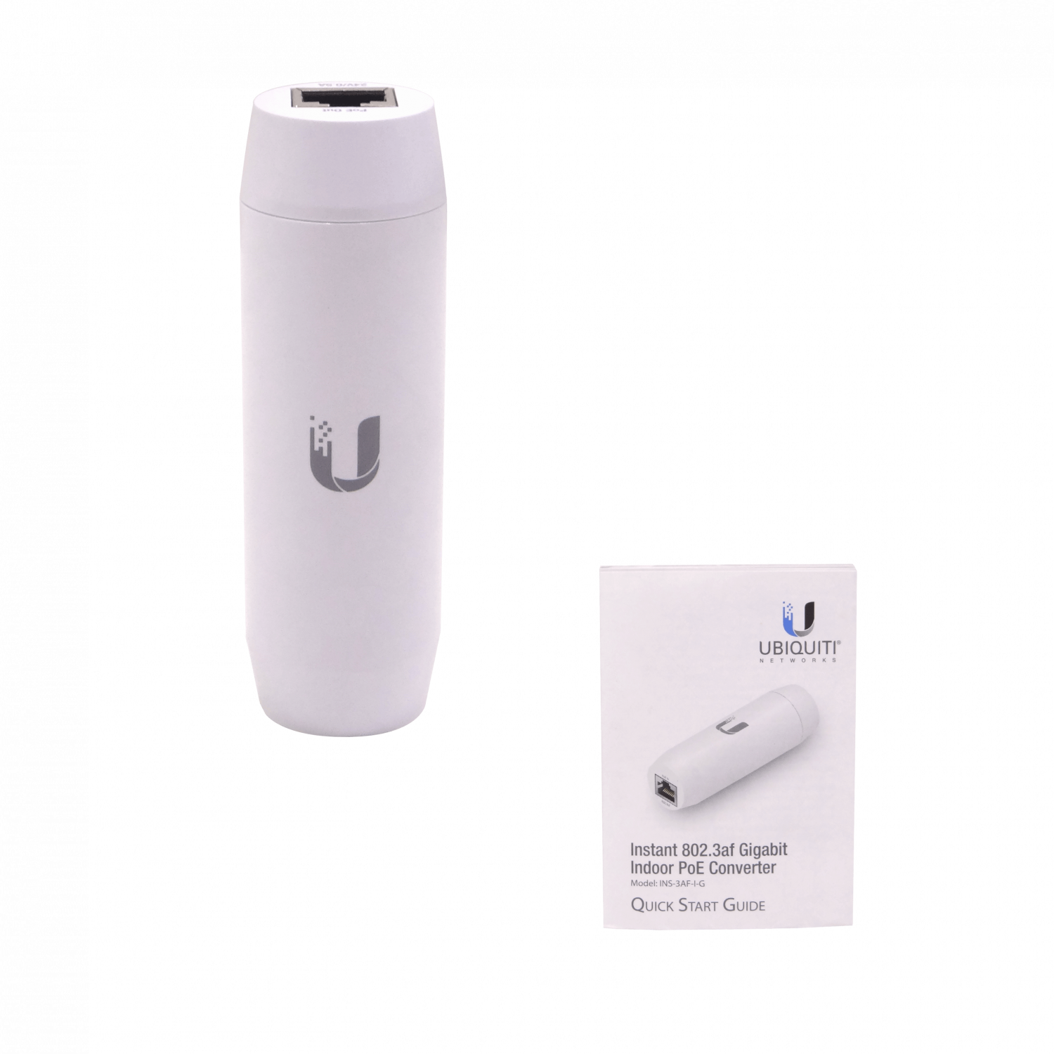 UBIQUITI Gigabit interior 802.3af 48V-in 24V-out Convertidor PoE 6